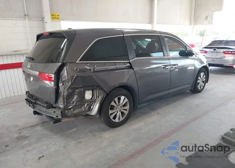 2014 Honda Odyssey Ex-L from USA, damaged, VIN 5FNRL5H65EB111978